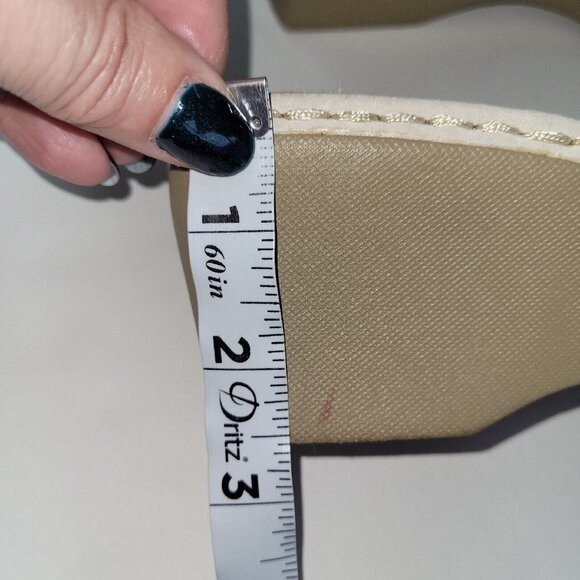 Earth Spirit Shoe Womens Size 7 Liberty Sandal Tan Leather Knot‎ 2.5" Heel - Picture 11 of 12